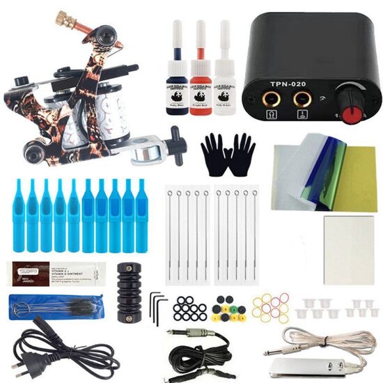 Tetovēšanas treniņu komplekts