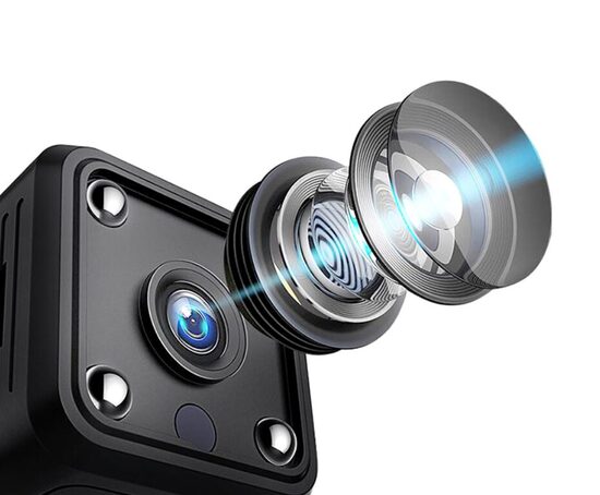 Mini Wifi ip kamera ar akumulatoru (nakts redzmība, ieraksts, skaņa, video telefonā)