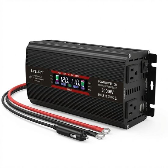 Auto sprieguma pārveidotājs 12V uz 220V