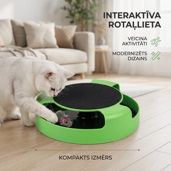 Kaķu rotaļlieta ar pelītēm