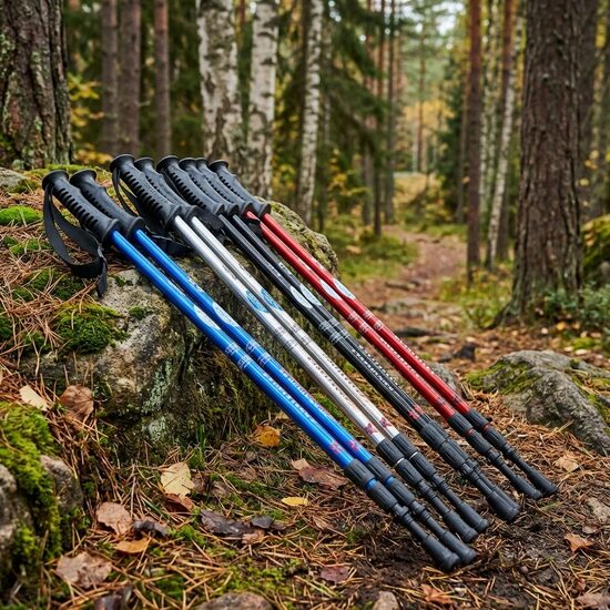 Nūjošanas nūjas Nordic Walking 135 cm, 2gab