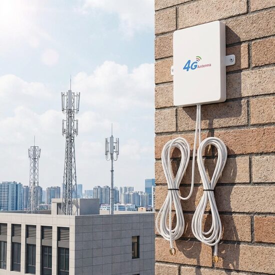 Gsm antena 4G LTE 28dBi, Gprs, SMA Male Plug 3 Metru garš vads, wifi rūtera antena