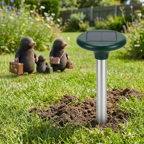 Kurmju atbaidītājs 1000kvm ar saules bateriju (palīdz arī pret čūskām un grauzējiem)