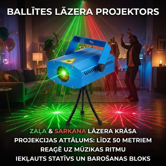 Lāzera projektors, Dj gaismas