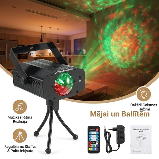 Led projektors ar pulti