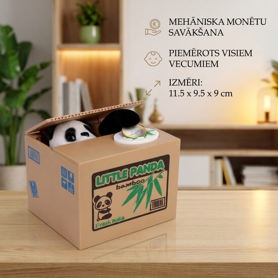 Krājkasīte ''Ņammājošā panda''