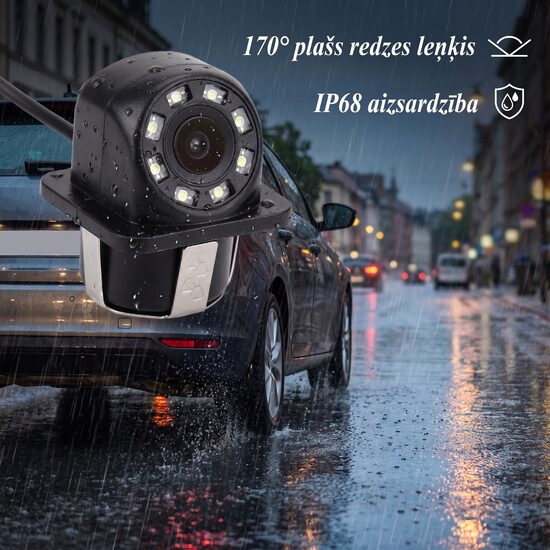 Mini automašīnas atpakaļskata kamera