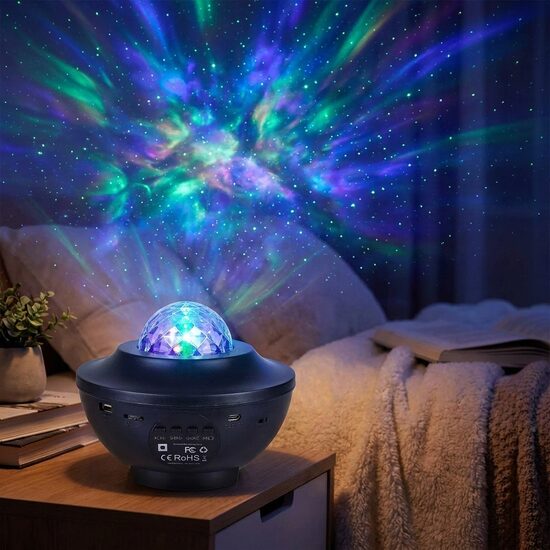 Led projektors- Zvaigžnotās debesis ar Bluetooth skaļruni