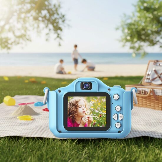 Bērnu Fotoaparāts 'Blue Dog'