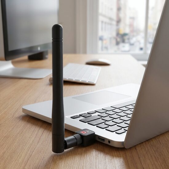Wifi adapteris+antena, 802.11N/G/B USB 2.0