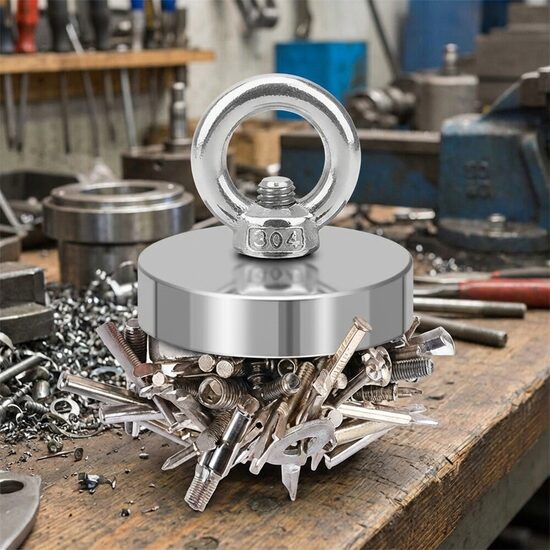 Neodīma Meklēšanas "zvejas magnēts" (48x49mm, 75Kg)