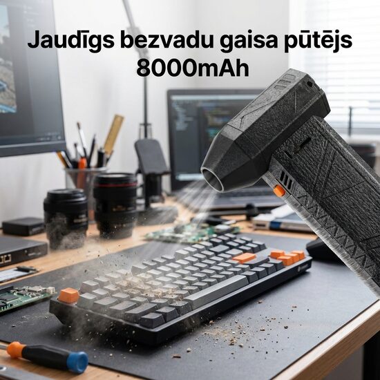Bezvadu Mini Gaisa Pūtējs 8000mAh