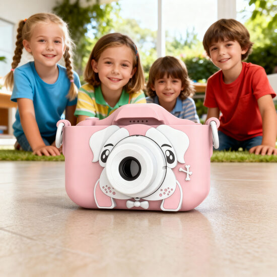 Bērnu Fotoaparāts 'Pink Dog'