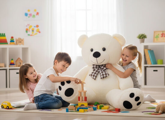 Liels plīša rotaļu lācis 140 cm