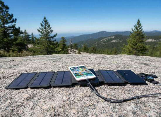 Telefona lādētājs - Saules panelis - USB 5v2a 25w