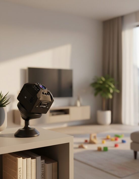 Mini Wifi IP bezvadu kamera (1080P HD, ieraksts, skaņa, nakts redzamība)