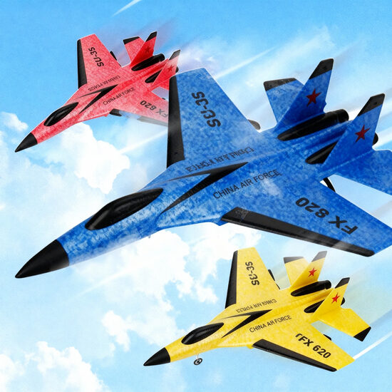 Rc AntiCrash Lidmašīna ar pulti 'Su-35'