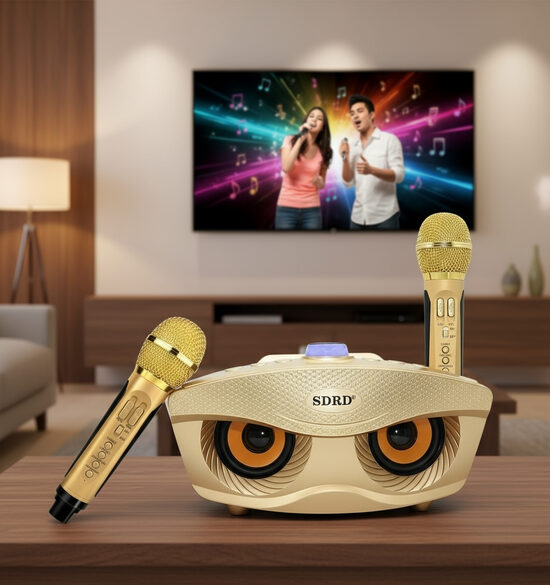 Karaoke mikrofonu komplekts ar bluetooth skaļruni