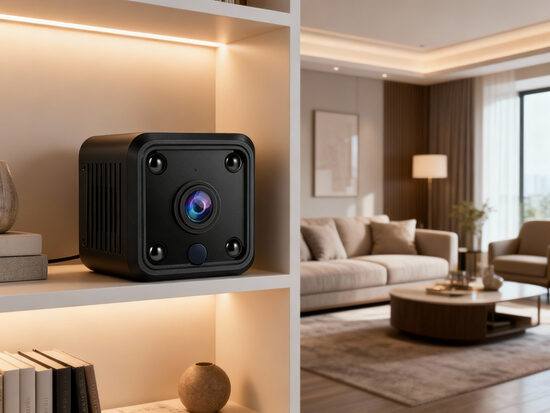 Mini Wifi ip kamera ar akumulatoru (nakts redzmība, ieraksts, skaņa, video telefonā)