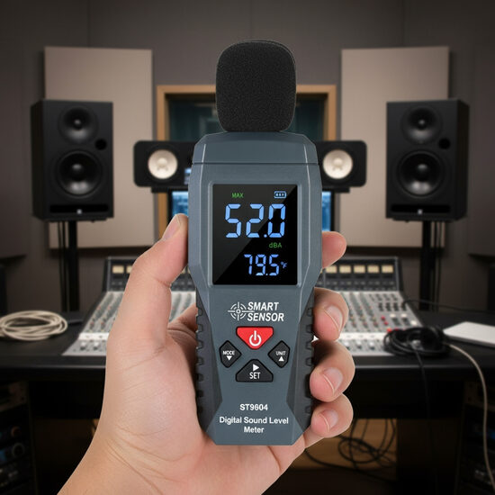 Skaņas trokšņu mērītājs, LCD displeja mērījums 30-130dB ,trokšņu mērīšanas instruments, decibelu testeris