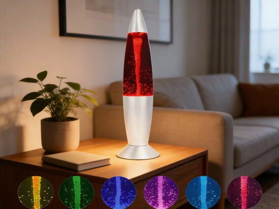 IZPĀRDOŠANA - Hipnotizējošs LED virpuļu gaismas lampa ar krāsu maiņu – moderns interjera akcents mājām un birojam