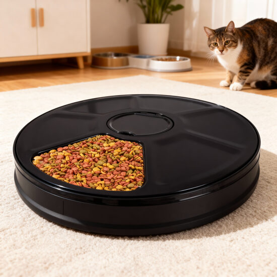 Dzīvnieku Automātiskā Barotava (suņu, kaķi, u.c. 6 nodalījumi, uzstādāms barošanas laiks)