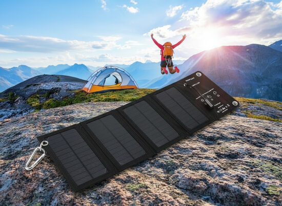 Saules panelis - telefona lādētājs USB 5v2a 20w