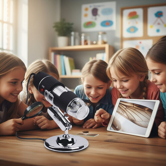 Digitālais mikroskops usb 0x-1600x palielinājums