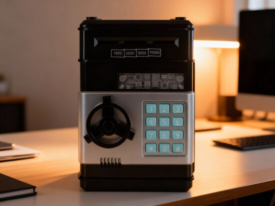 Krājkasīte 'seifs' ar kodu