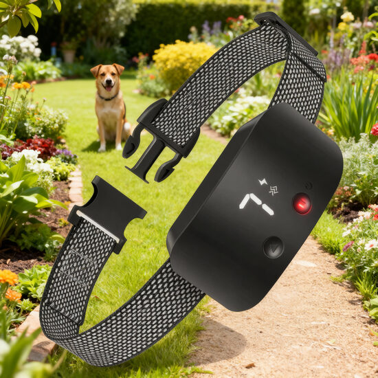 Pretriešanas siksna ar trīskāršu darbību ( IP67 ūdensnecaurlaidīga kakla siksna sunim), antilaj