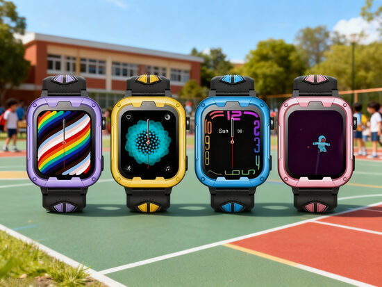 Bērnu viedpulkstenis - telefons, GPS izsekotājs 'Wonlex KT32' (4G zvani, ANDROID 8.1, izsekošanas funkcija, Touch Screen), ORIĢINĀLS