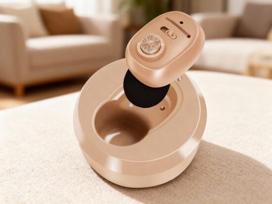 Mini Dzirdes aparāts, iekšauss, lādējams