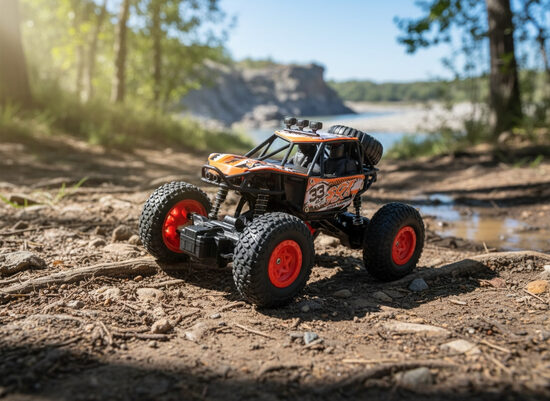 Jaudīgs bērnu off-road auto ar tālvadību