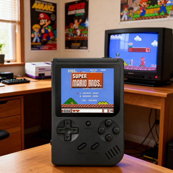 Spēļu konsole 'Retro' ar 256 spēlēm