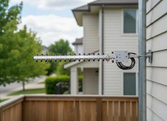 Wifi antena rūterim (stiprāka signāla izplatīšanai) 2.4GHz 25dbi rp-sma, 9m vads