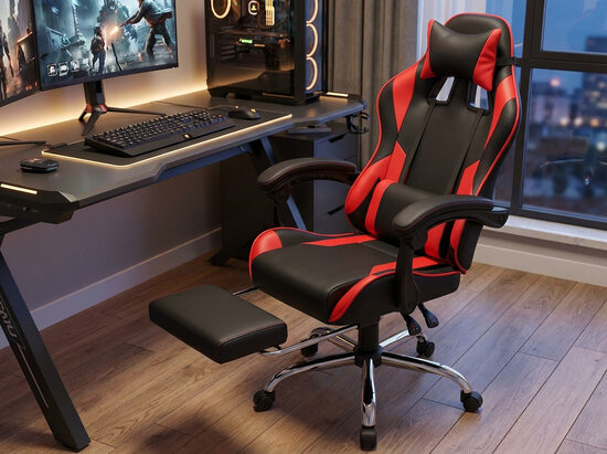 Ergonomisks mācību un datorkrēsls skolēniem un studentiem ar regulējamu atzveltni