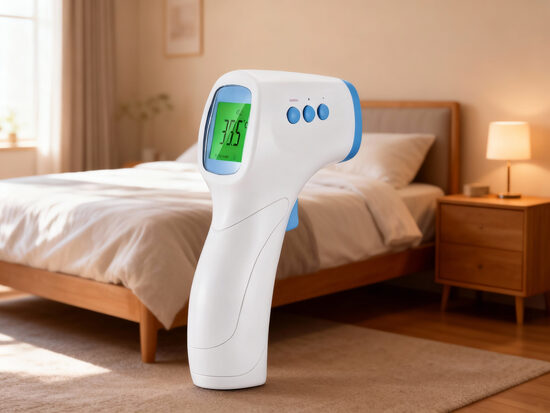Bezkontakta termometrs ķermeņa T mērīšanai