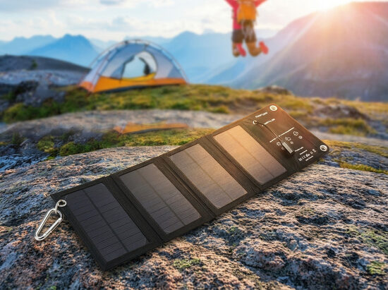 Saules panelis - telefona lādētājs USB 5v2a 20w