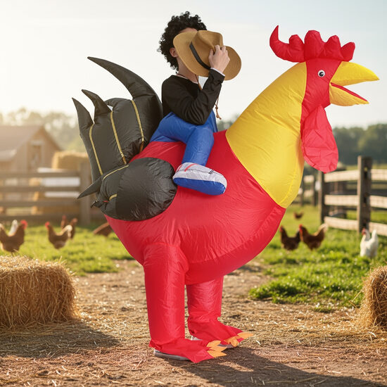 Piepūšams Gaiļa kostīms