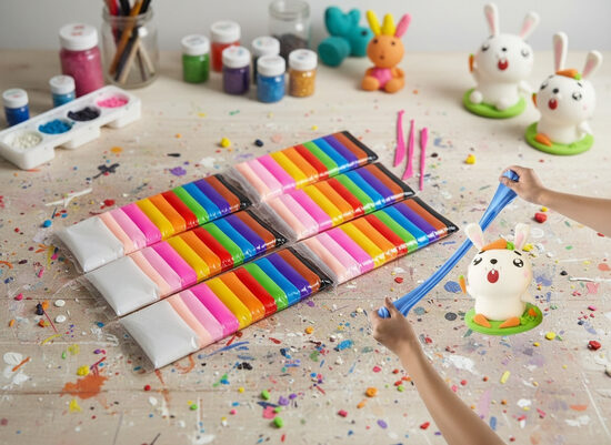 Putu plastilīns 550g, 48gab + nazīši