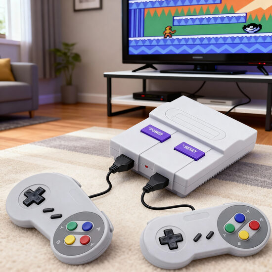 Spēļu konsole ar 2 pultīm (pie TV slēdzama ar 400 spēlēm)