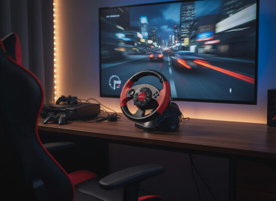 IZPĀRDOŠANA - PS2 PS3 stūre ar vibro