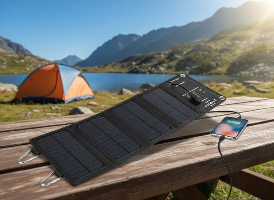 Saules panelis - telefona lādētājs USB 5v2a 20w