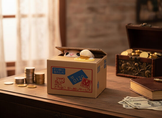 Krājkasīte ''ķeksējošais kaķis''