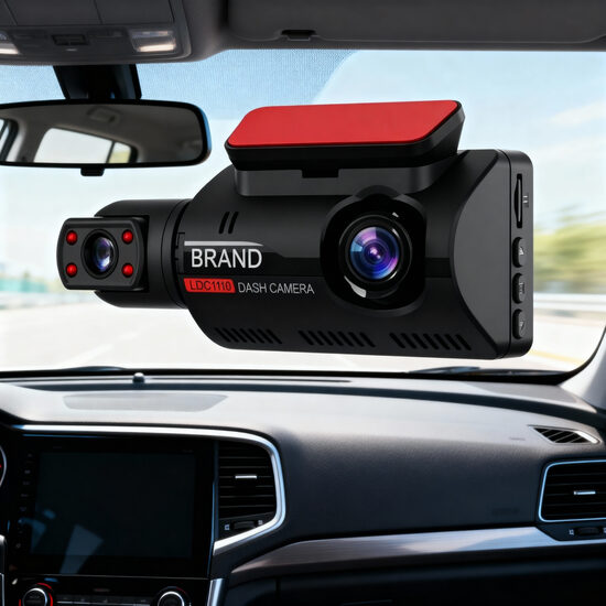 Automašīnas reģistrators ar 2 kamerām (1080P, Hd, Front Rear Camera 2 Lens Recorder Car DVR