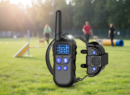 Suņu dresūras siksna ar rāciju, 2000m attālums