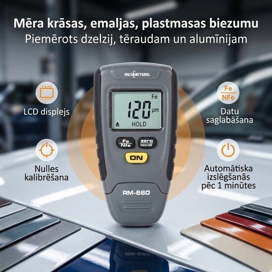 Krāsas biezuma mērītājs