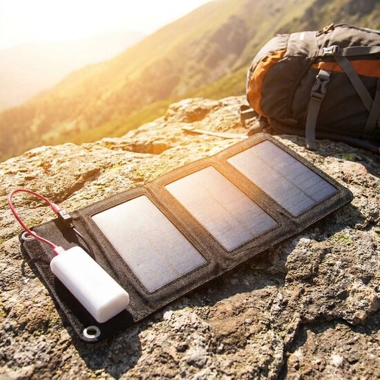 Telefona lādētājs SOLĀRAIS, 5v 900mAh x 3