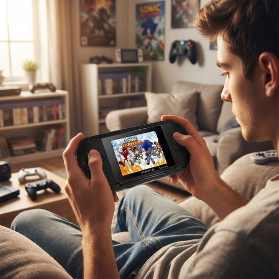 Retro spēļu konsole 2,7 collu LCD ar 150 SEGA spēlēm