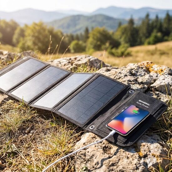 Saules panelis - telefona lādētājs USB 5v2a 20w